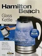 Hamilton Beach Electric Glass Kettle 1.7L - 40865 1