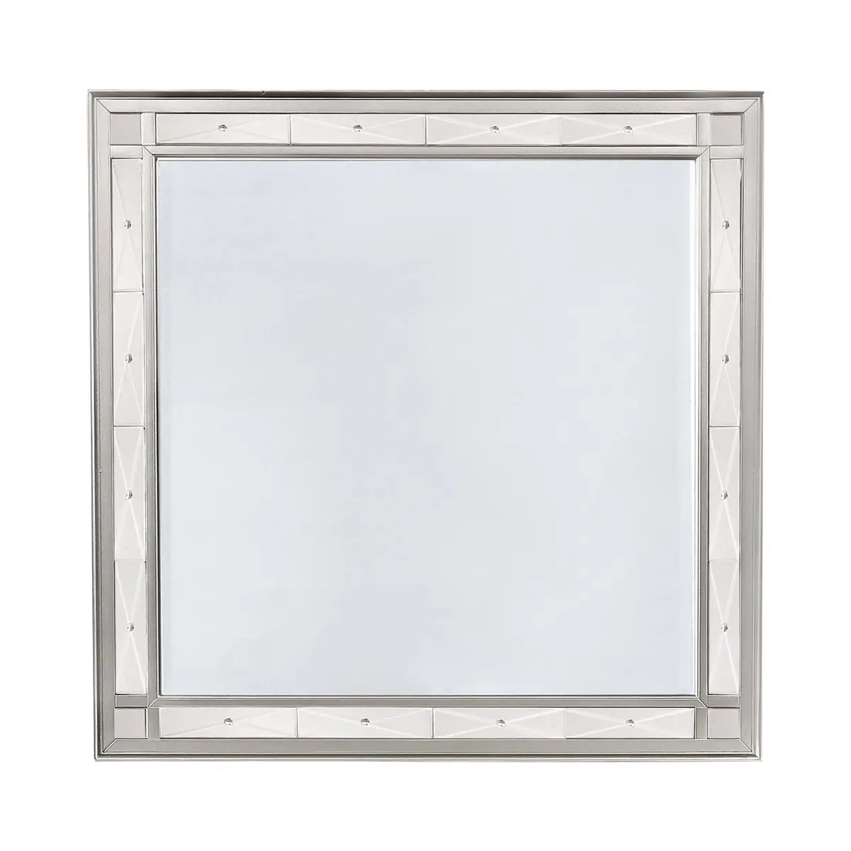 Leighton Beveled Mirror Metallic Mercury Collection: Transform A Sophisticated Space With This Radiant Transitional Mirror, This Mirror Looks Great Above A Mirror. Leighton Sku: 204924 1