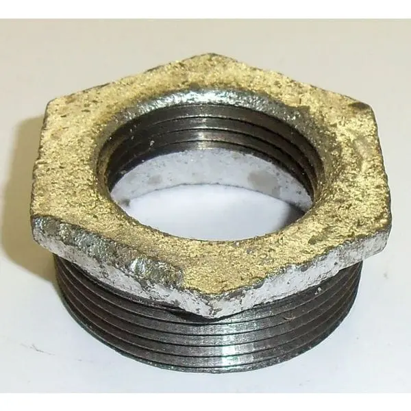 Galvanize Reducing Fitting Bushing 3/4" X 1 1/2" 1