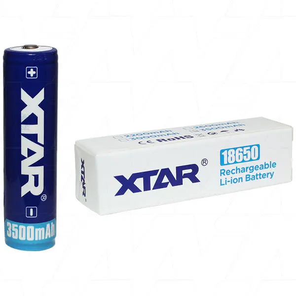 Xtar 3500Mah 18650 Protected Lithium Ion Torch Battery (Sometimes Called 18700) 1