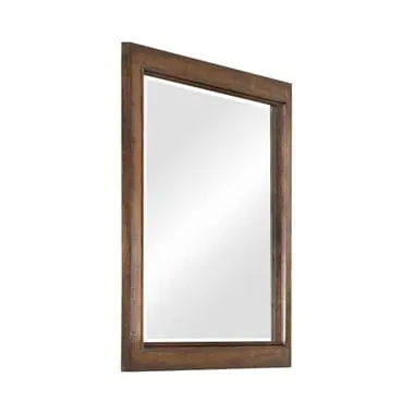 Elk Grove Rectangular Mirror Vintage Bourbon Collection: Seamlessly Blended Together, The Clean Lines And Classic Colors On This Rectangular Wood Mirror Are A Beautiful Centerpiece Above A Dresser Or In A Hallway.  Sku: 203894 1