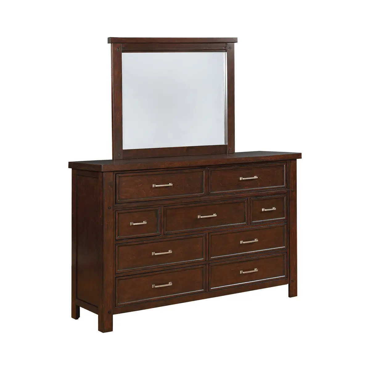 Barstow 9-Drawer Rectangular Dresser Pinot Noir Collection: Barstow Sku: 206433 1