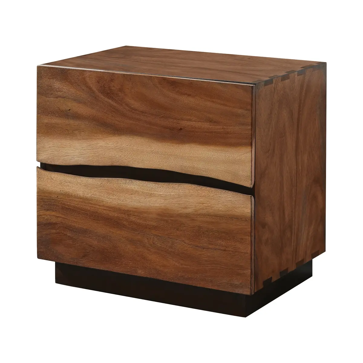 Winslow 2-Drawer Nightstand Smokey Walnut And Coffee Bean Collection: Winslow Sku: 223252 1