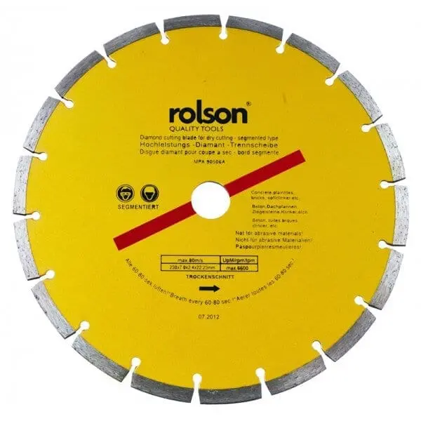 Rolson Tile Cutting Disc 4.5 Inches  Seg - Rol24394 1