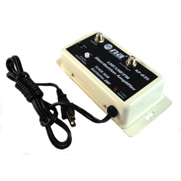 Nippon America's Uhf Vhf Fm Distribution Amplifier 36Db Gain Designed To Be Used In Medium To Large Distribution Systems Amplifying Signals From 40Mhz To 900Mhz. This Amplifier Also Amplifies Indoor And Outdoor -Kf-235 1