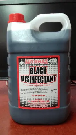 Automax - Black Disinfectant Used For General Clean Of Residential And Commercial, Assist In Removing Bacteria, Moss And Algae From Paths, Patios, Driveways, Etc - Bd1g 1