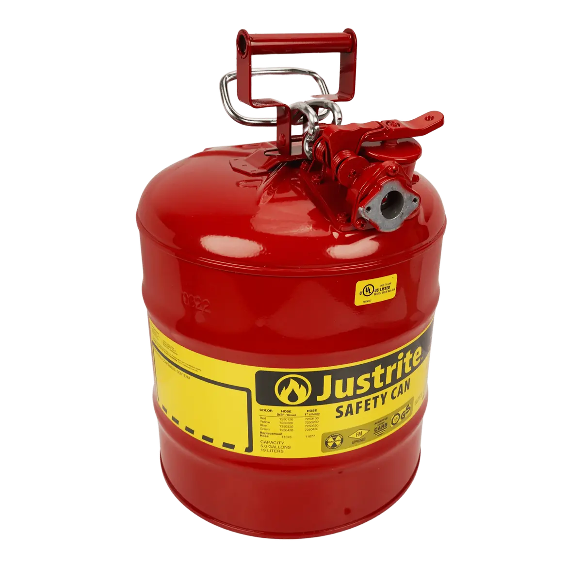 Justrite Iiaf Red 5/8 Hose 5G/19L 400-7250120 1