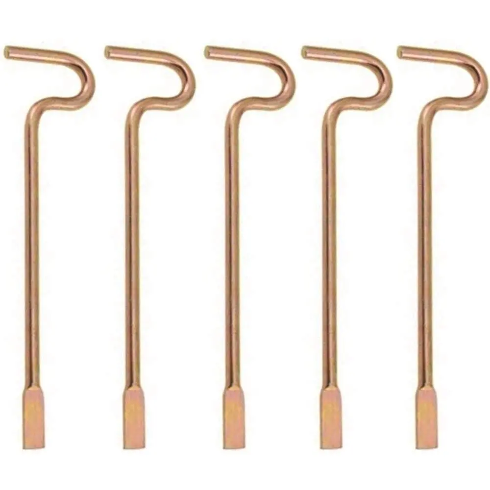 Bedroom/Bathroom Door Emergency Keys Compatible With Kwikset Interior Levers And Knobs (5) 1