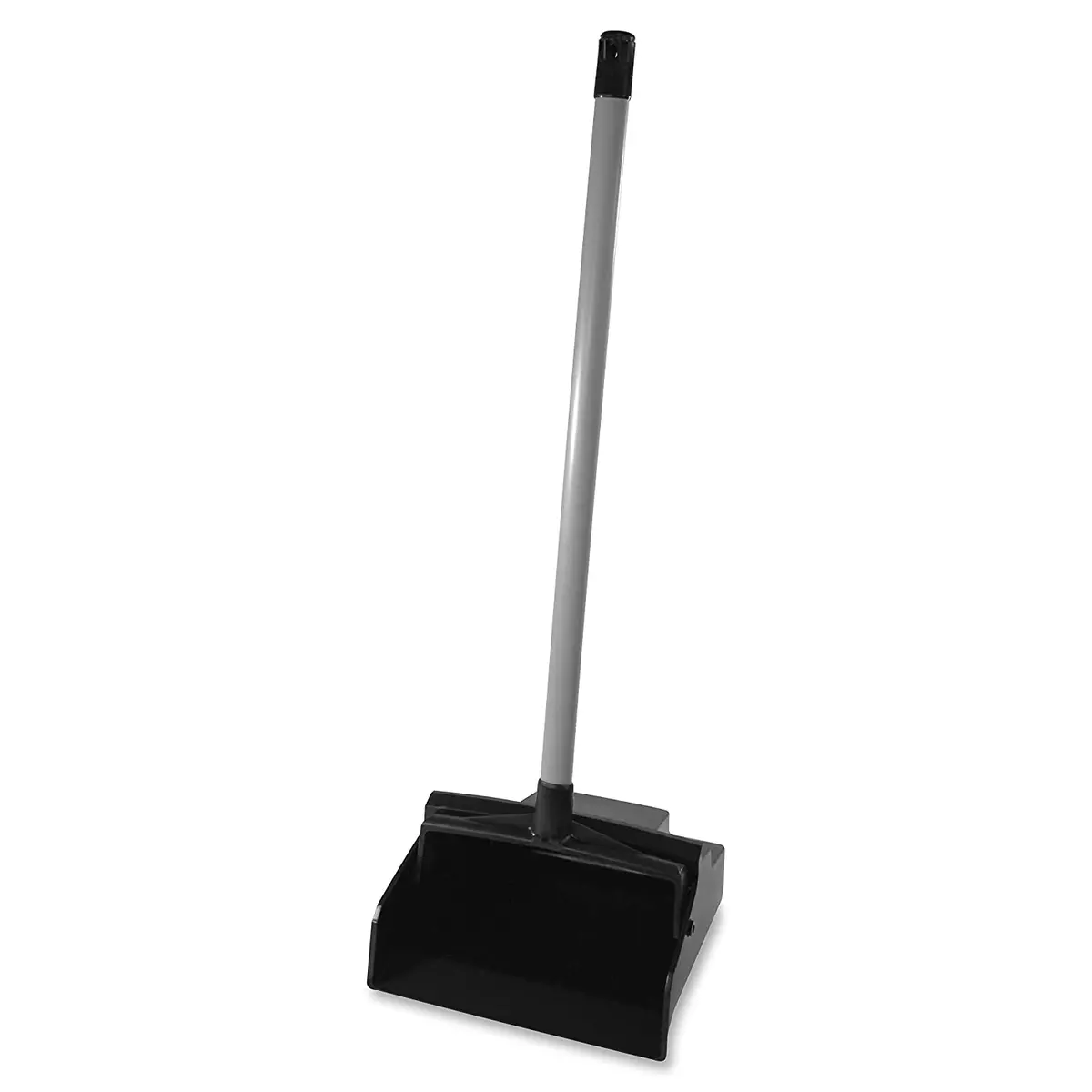 Lobbymaster Plastic Lobby Dust Pan With Pvc Handle  Has A Black Plastic Pan And A Pvc Handle And Can Be Used With A Lobby Broom (Sold Separately) For Quick Cleanups In Restaurants, Shopping Malls, And Other Public Places-Lmpldp 1