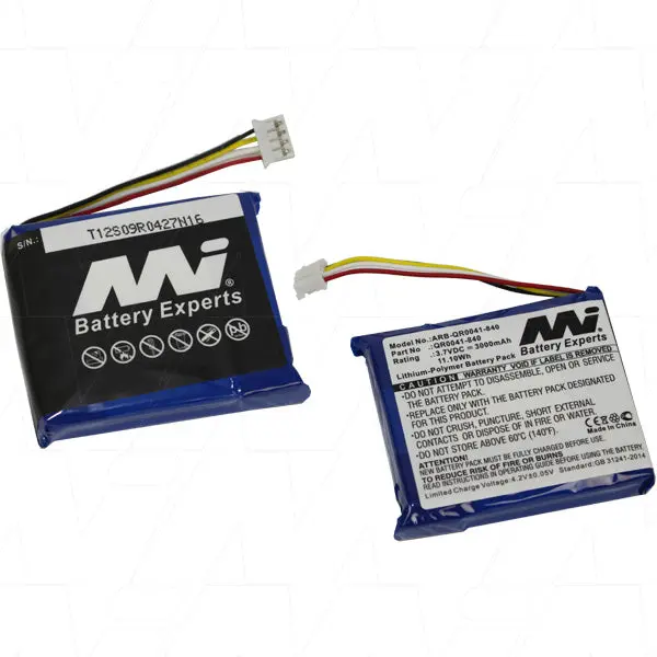 3.7V 3000Mah 11.10Wh Lipo Outdoor Siren Alarm Battery Suitable For Qolsys 1
