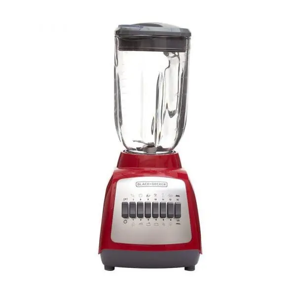 Black & Decker 10 Speed Blender Glass Jar 550W Red - Blbd210gr 1