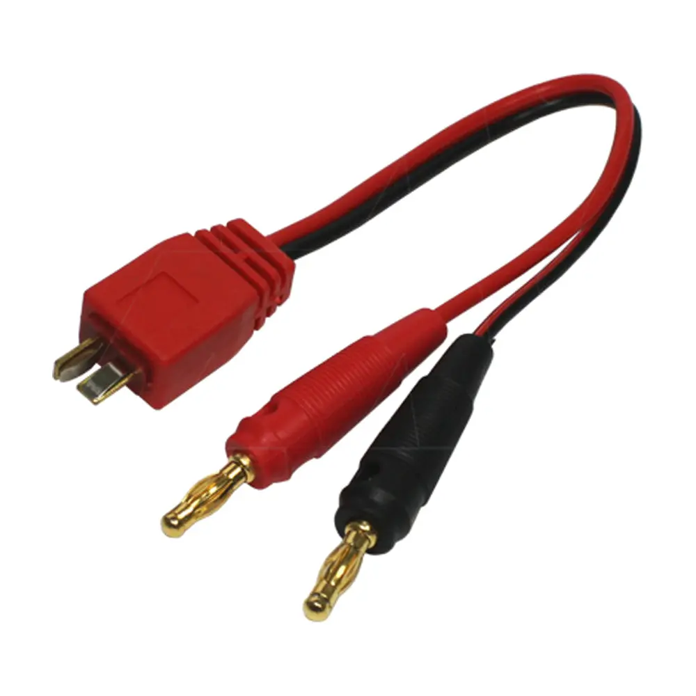 Banana Plug Gold Pin To Male T-Plug In Deans Style. 1