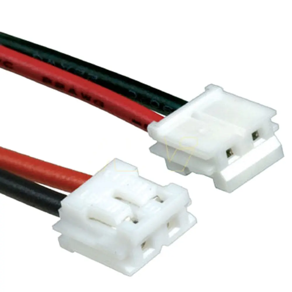 Jst Type Ehr-2, Leads Red & Black=150Mm Strip & Tin. 1