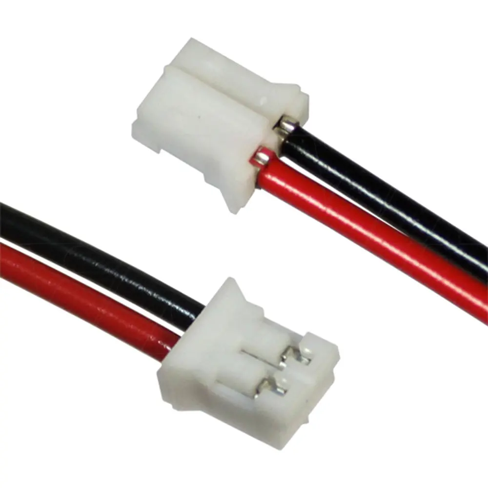 Jst Type Phr2, Leads Red & Black=70Mm Strip & Tin. 1