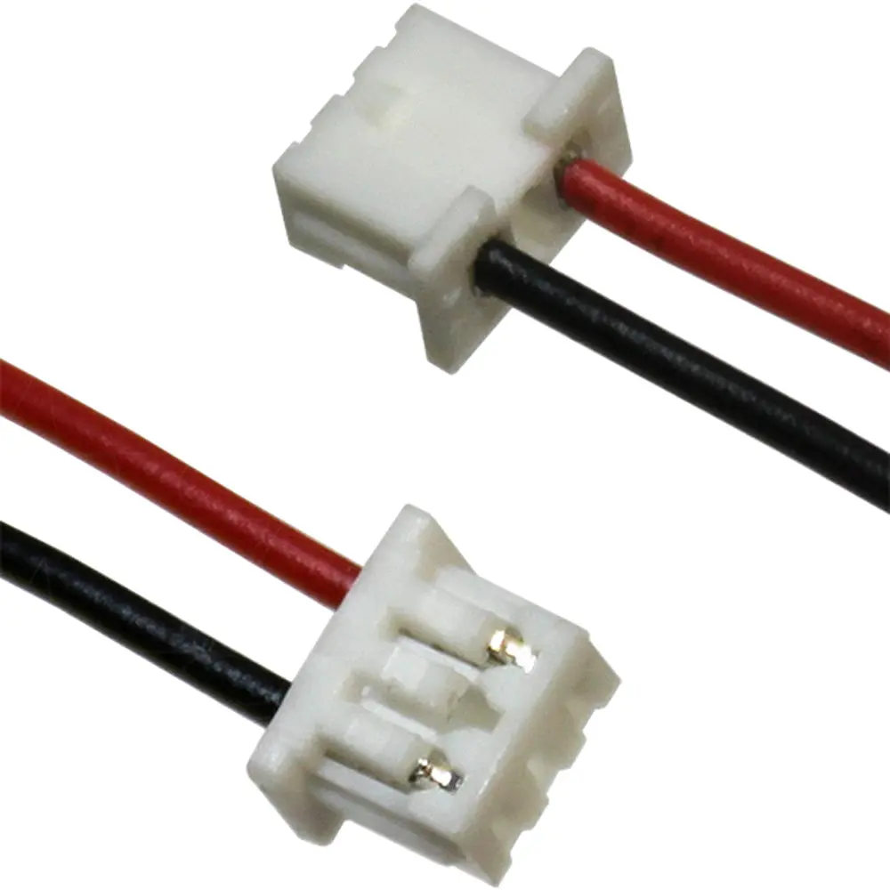 Molex Type 51021-0300, Leads Red & Black=100Mm Awg28. 1