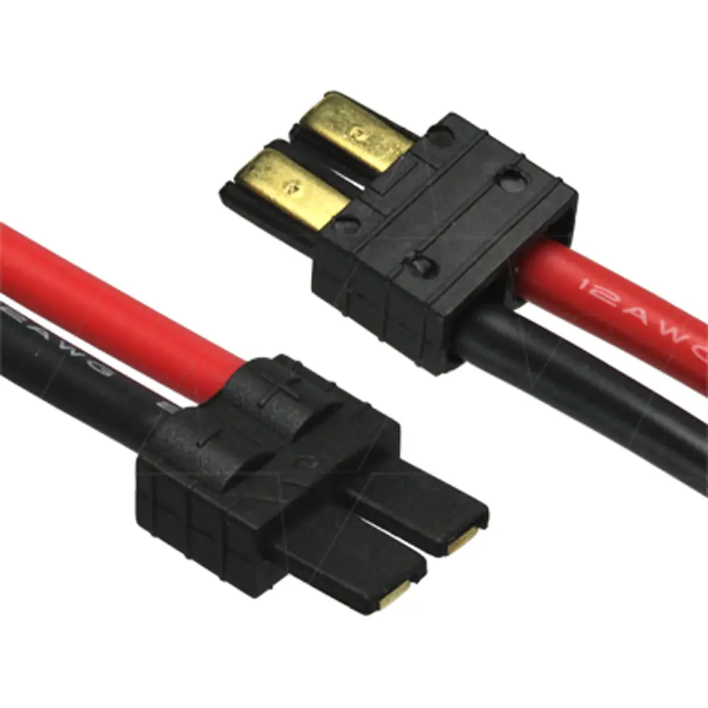 Traxxas Type Male Connector With Leads - 170Mm 12Awg. 1