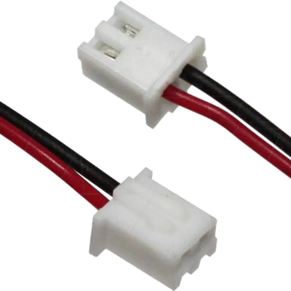 Jst Assy Xhp-2, 26 Awg, Black & Red 160Mm Leads. 1