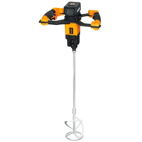 Worksite Concrete Mixer Cordless Industrial Paint Dispersion Mixing Machine 20V Battery Power Plaster Mortar Cement Drill Mixer. Cmm103 1