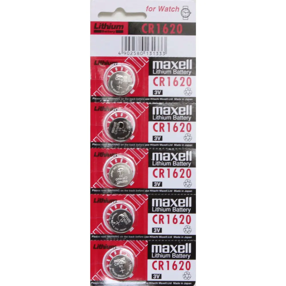 Cr1620 3V 80Mah Lithium Coin Cell Blister Of 5 1