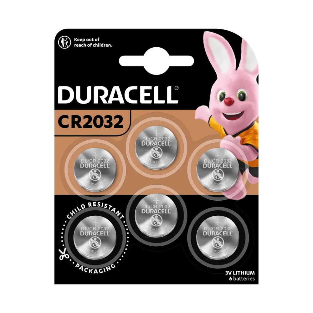 Duracell Cr2032 Lithium Coin Battery 6 Pack 1