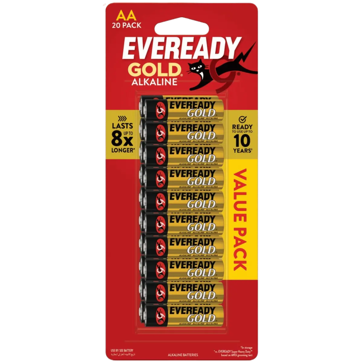 Eveready Gold Battery Aa Pack Of 20 1