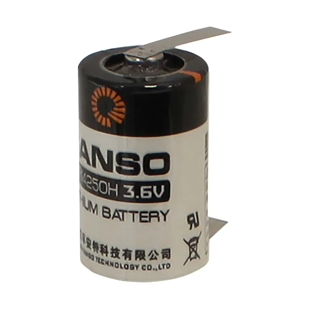 1-2Aa 3.6V 1200Mah Lithium Cell Solder Tags 1