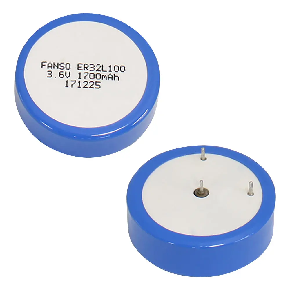 3.6V 1700Mah 1-6D Button Wafer Type Lithium Cell 1