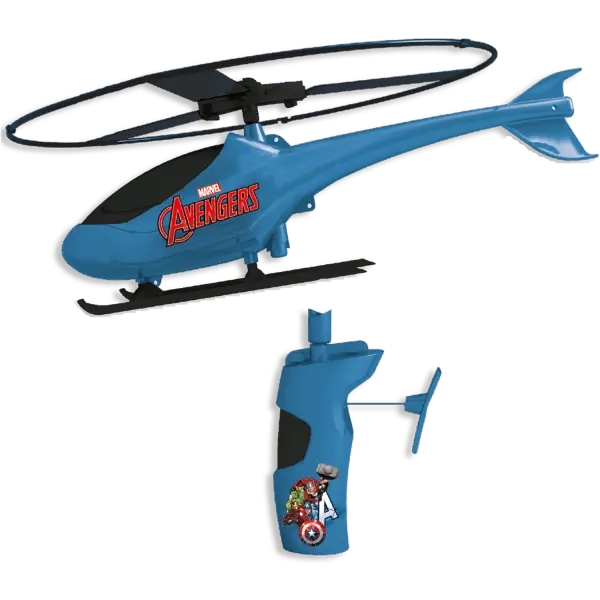 Foster  Avengers Rescue Helicopter: Easy To Use And Tons Of Fun, Just Pull The Rip Cord On The Helicopter Launcher And Your Rescue Helicopter Will Go Spinning Off Into The Sky - 390034 1