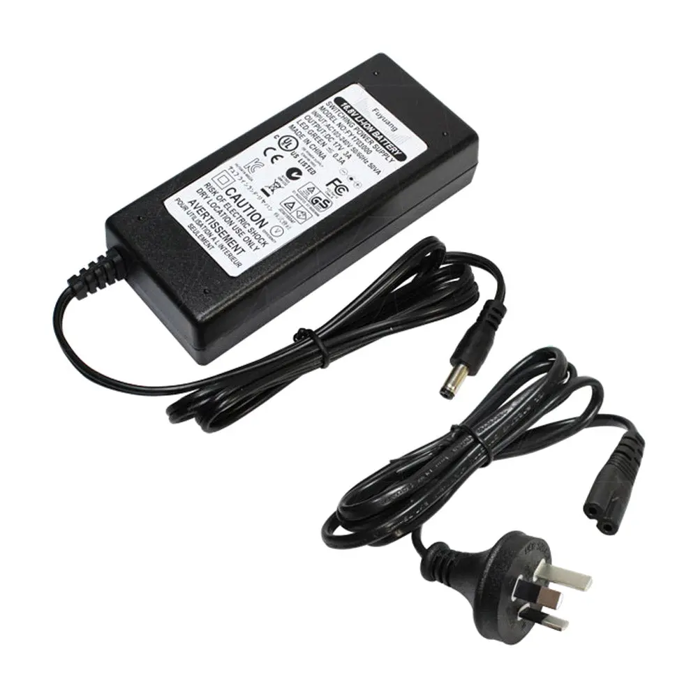 100-240Vac Liion 4 Cell 16.8V Charger Output 3A + 2.1Mm Dc Plug 1