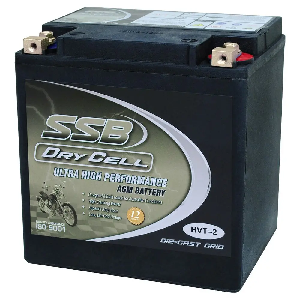 Hvt-2 Ultra High Performance Agm Motorcycle Battery 1