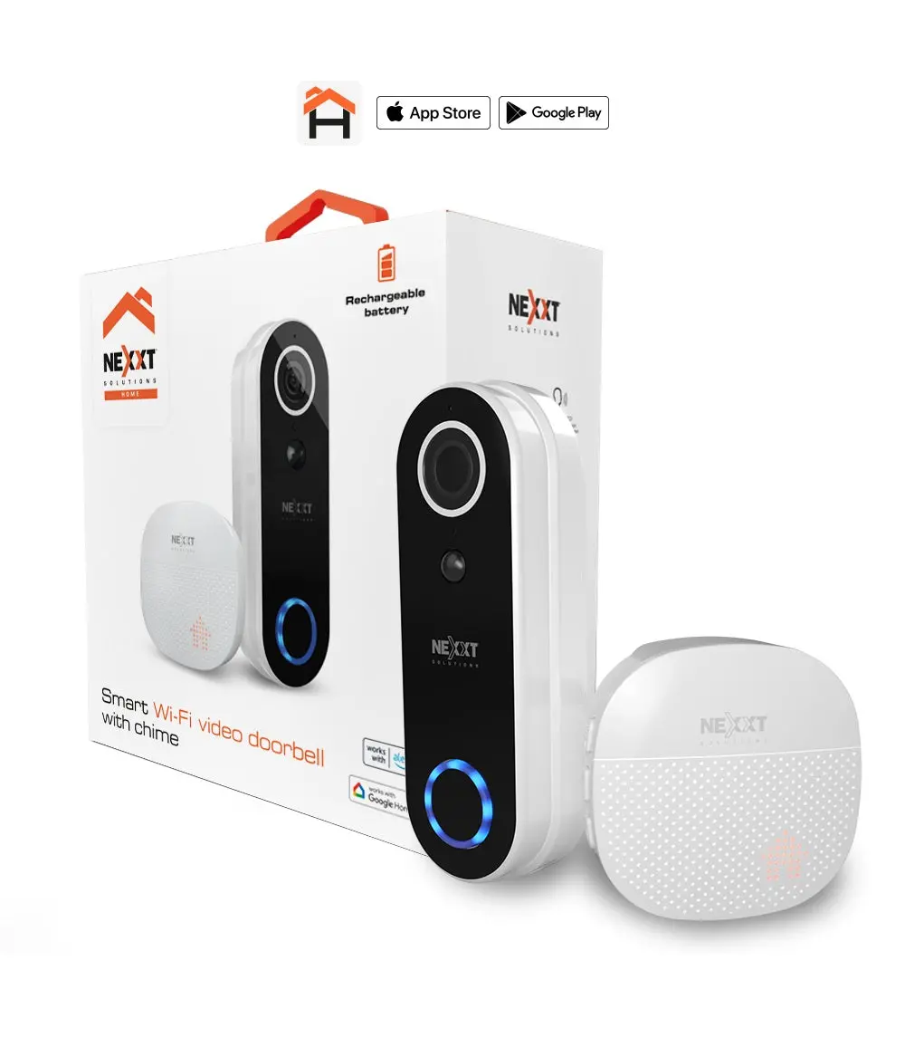 Nexxt Smart Wi-Fi Video Doorbell - Nhcd100 1