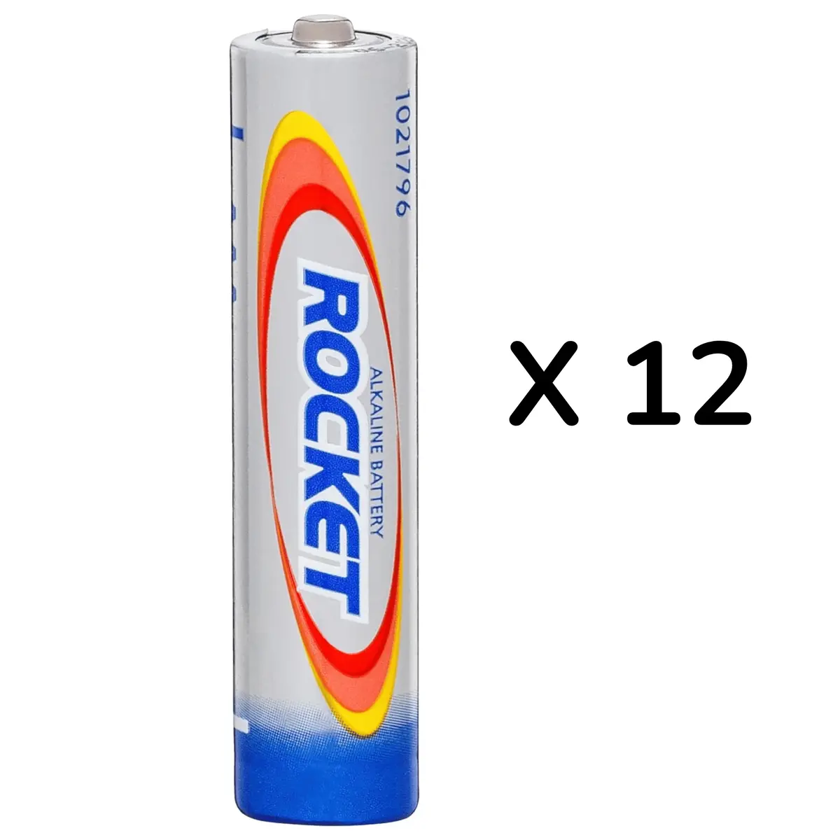 Rocket Aaa Alkaline Batteries, Pack Of 12 1