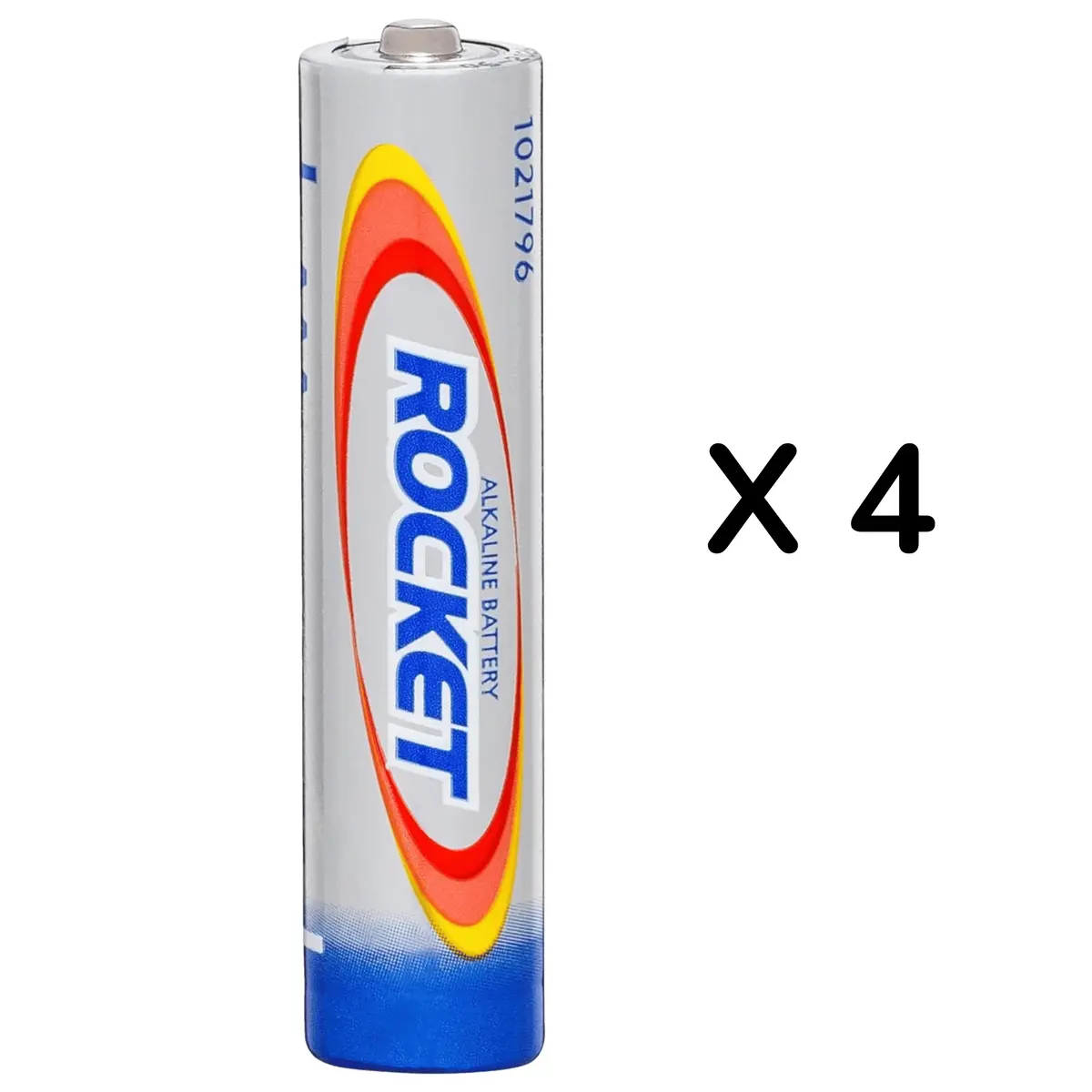Rocket Aaa Alkaline Batteries Pack Of 4 1