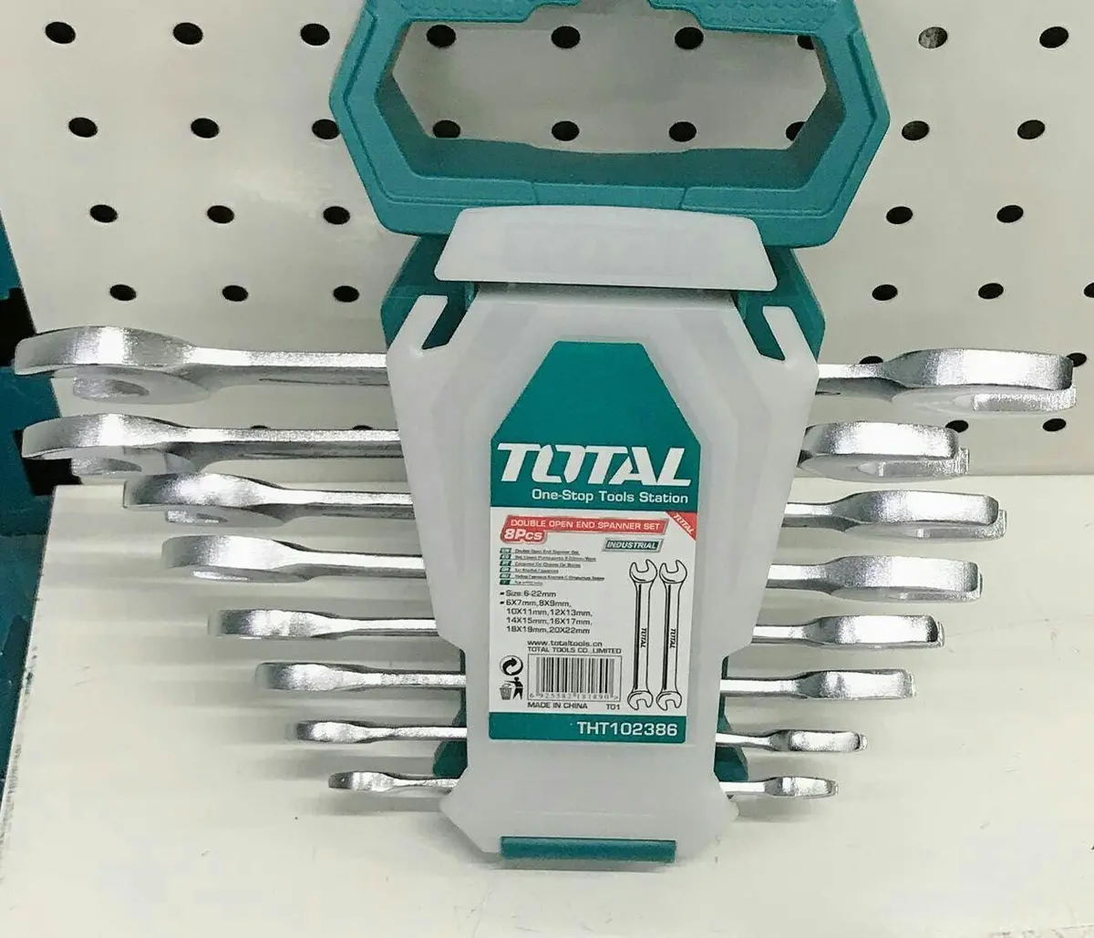 Total Double Open End Spanner Set 8Pcs (Tht102386) 1