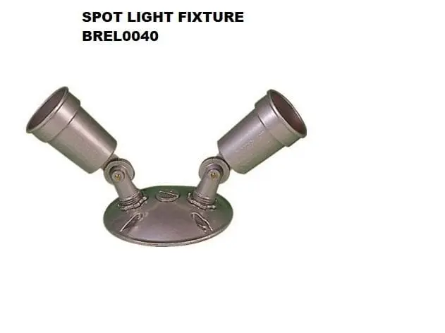 Dbl Spot Light Fixture Brel0040 -Get Stylish Lighting In Your Home With A Contemporary-Looking ,Strong Base That Gives The Fixture Longevity 1
