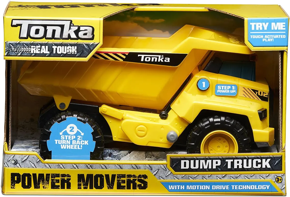 Tonka Power Movers: This Rugged Dump Truck Features New Motion Drive Technology Allowing For Fun And Intuitive Play - 08045 1