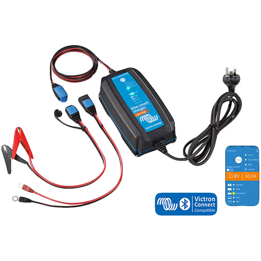 Victron Blue Smart Ip65 Sla-Lifepo4 Charger 12V 15A 1