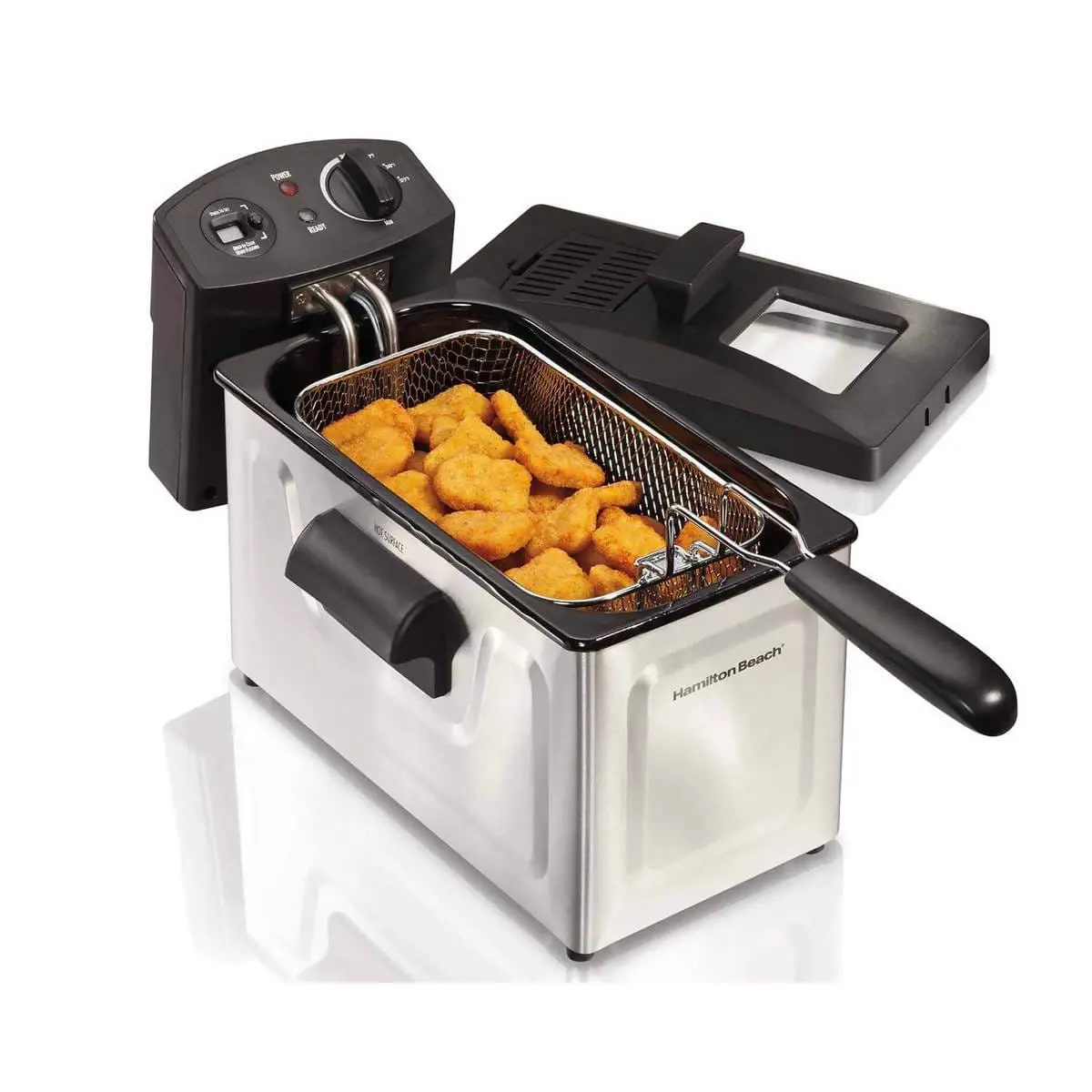 Hamilton Beach Deep Fryer, 12 Cup Oil Capacity With Digital Timer - 35032 1