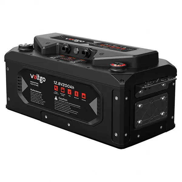 Voltgo 12.8V 200Ah 2560Wh Lifepo4 Ip65/67 Rated Battery 1