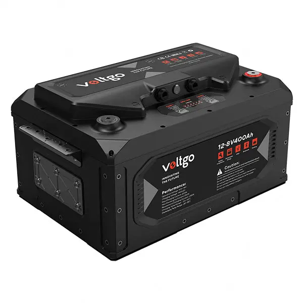 Voltgo 12.8V 400Ah 5120Wh Lifepo4 Ip65/67 Rated Battery 1