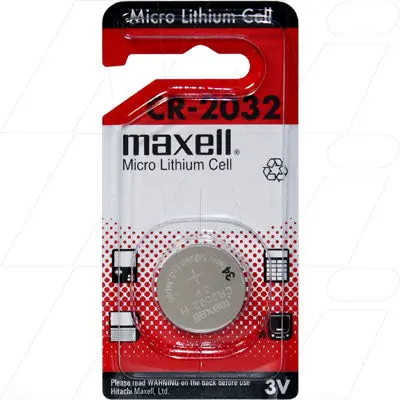 Cr2032 3V Lithium Coin Cell Blister Of 1 1