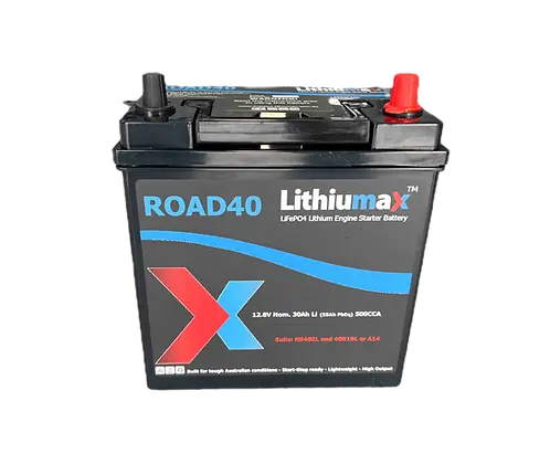 Lithiumax Road40 Ns40l 500Cca Ultra-Lite Engine Starter Battery 1