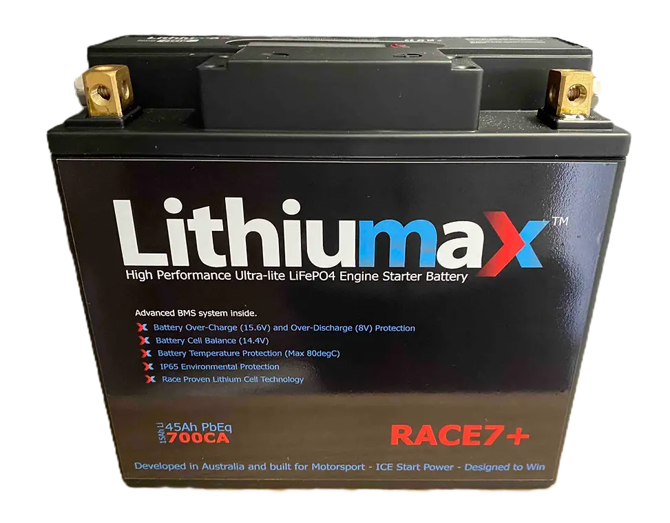 Lithiumax Race7+700Ca 15Ah Li 45Ah Pbeq Lifepo4 Engine Starter Battery 1