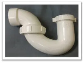 Pvc Union P-Trap Heavy Dwv White 1