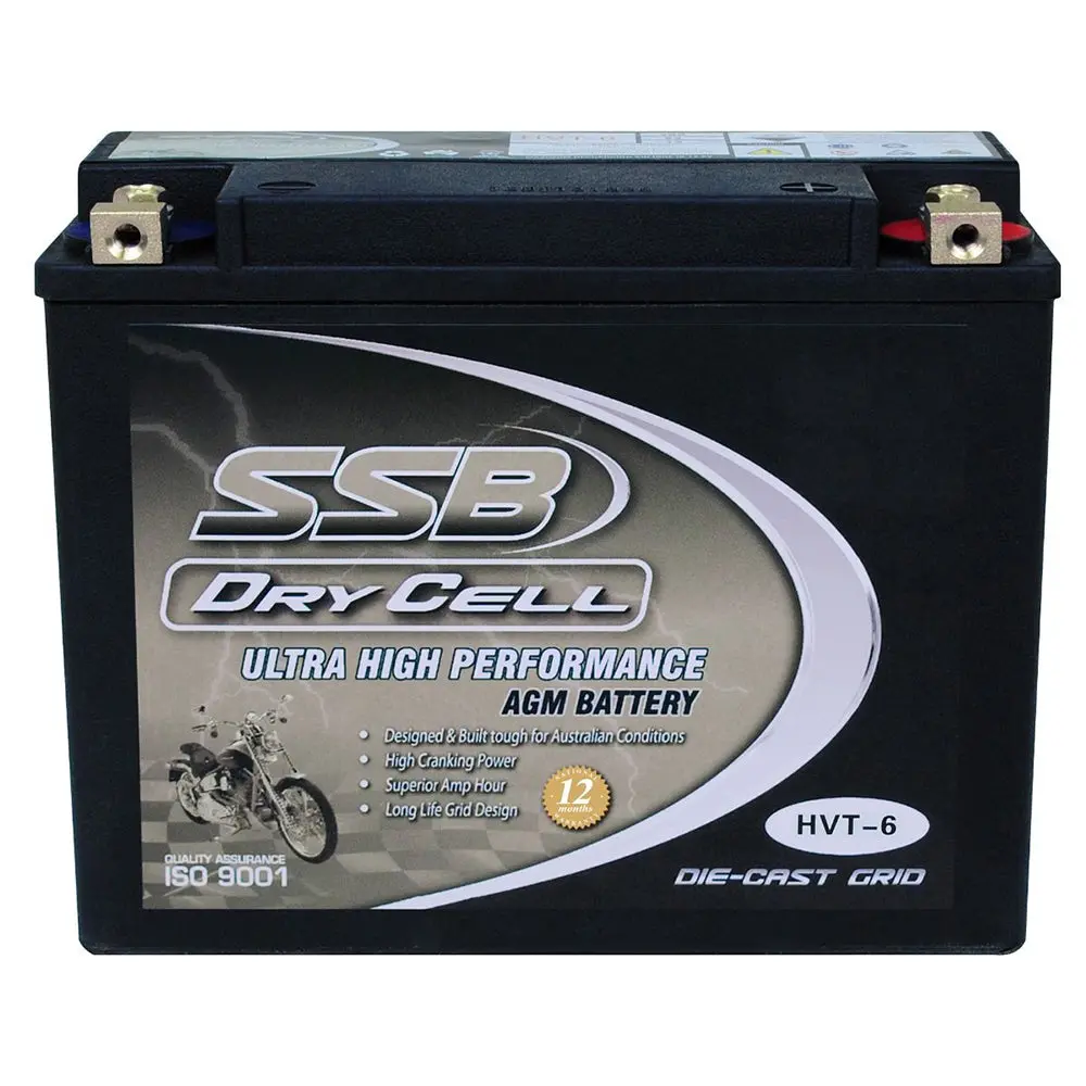 Hvt-6 Ultra High Performance Agm Motorcycle Battery 1