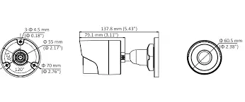 Hikvision 1080P/2Mp Weatherproof Ir 4-In-1 Hd Mini-Bullet Camera Ds-2Ce16d0t-Irf 2.8Mm Can Be Used In Video Surveillance Systems Based On Various Types Of Dvrs-Ds-2Ce16dot-Irf 1