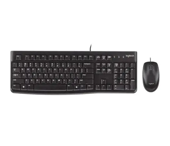 Logitech Corded Keyboard And Mouse - 920-002565 1