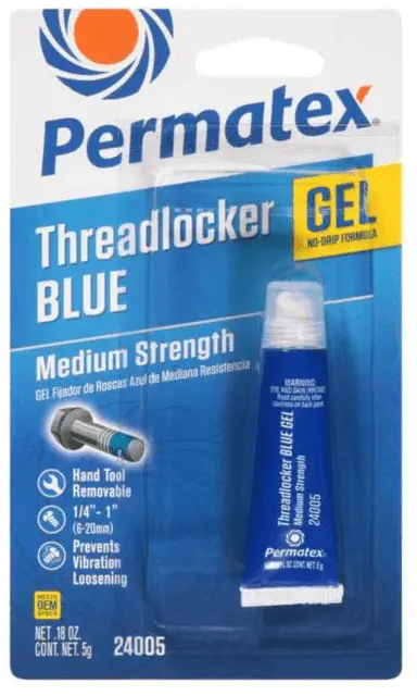 Threadlocker Medium Strength Blue Gel (Permatex 24005) 1