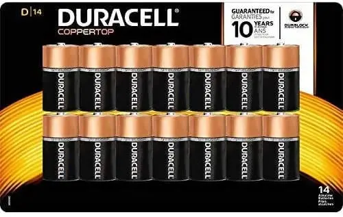 Duracell D Alkaline Batteries 14 Units For Household And Business-19511 1