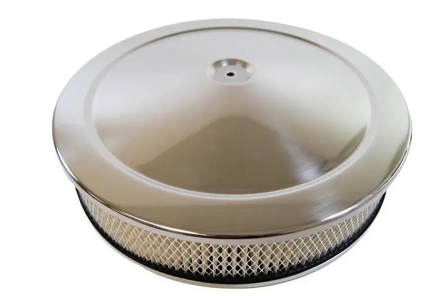 14″ X 3" Muscle Car Style Air Cleaner Set (Recessed Base) 3Inch Rpc R2195 1